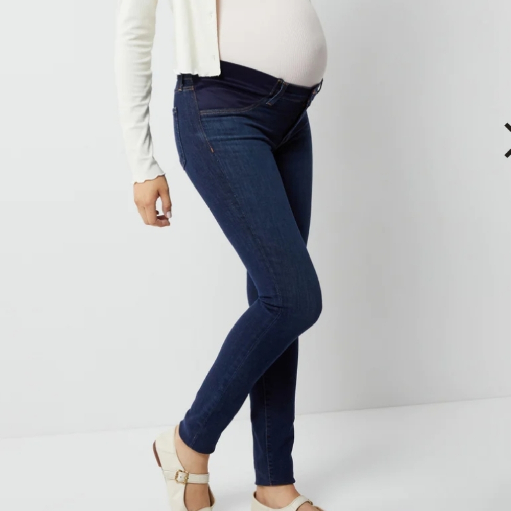 J Brand Mama J Side Panel Super Skinny Maternity Jeans (Size 28)